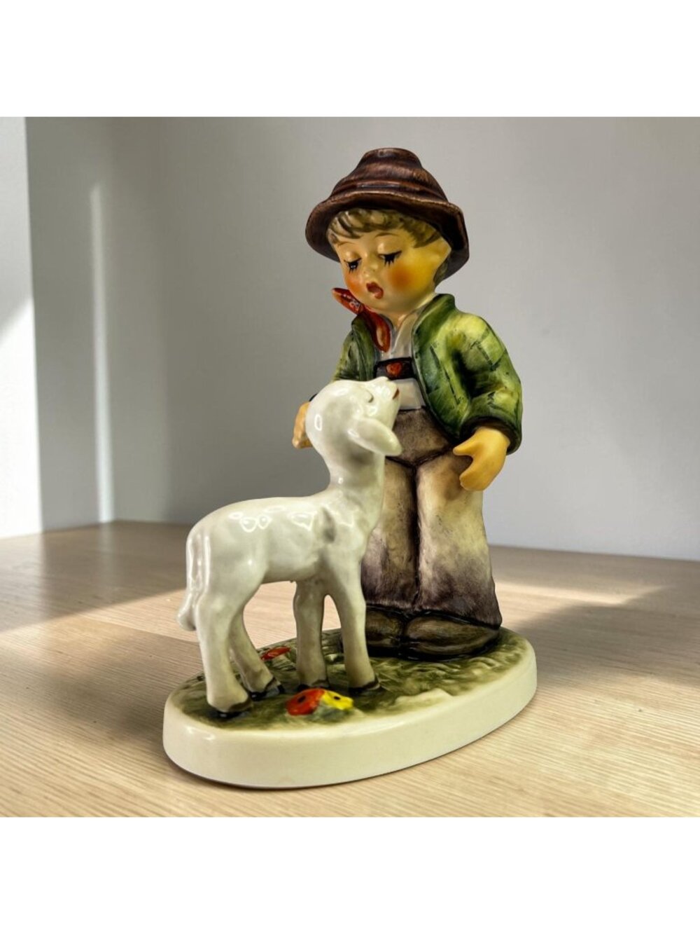 Vintage Goebel Hummel Shepherd Boy Figurine 1989 Collectible Germany With Box